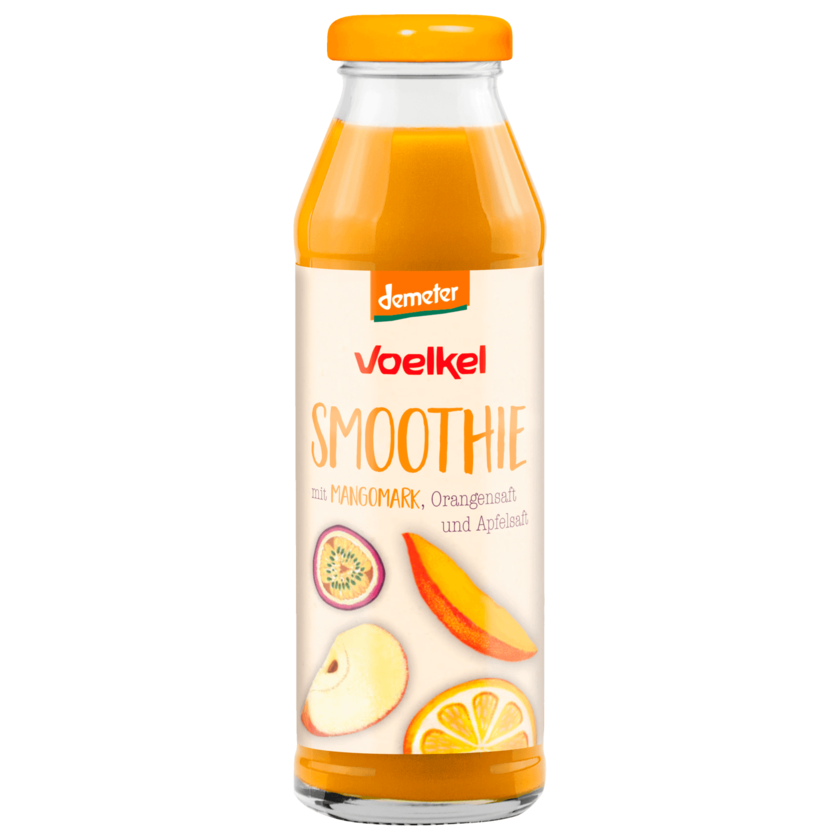 Voelkel Bio demeter Smoothie mit Mangomark, Orangensaft und Apfelsaft 280ml